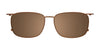 EasyClip EC595 Eyeglasses with Clip-on Sunglasses | Size 52 / Clip Only (Color №010)