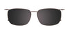 EasyClip EC595 Eyeglasses with Clip-on Sunglasses | Size 52 / Clip Only (Color №020)