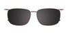 EasyClip EC595 Eyeglasses with Clip-on Sunglasses | Size 52 / Clip Only (Color №050)