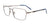 EasyClip EC596 Eyeglasses with Clip-on Sunglasses | Size 58 / Satin Grey / Blue
