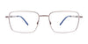 EasyClip EC596 Eyeglasses with Clip-on Sunglasses | Size 58 / Satin Black/Steel
