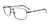 EasyClip EC596 Eyeglasses with Clip-on Sunglasses | Size 58 / Satin Black / Steel