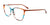 EasyClip EC598 Eyeglasses with Clip-on Sunglasses | Size 54 / Turquoise Multicolor & Brown/Brown
