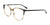 EasyClip EC598 Eyeglasses with Clip-on Sunglasses | Size 54 / Khaki Multicolor & Black/Black