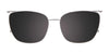 EasyClip EC598 Eyeglasses with Clip-on Sunglasses | Size 54 / Clip Only (Color №010)