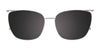 EasyClip EC598 Eyeglasses with Clip-on Sunglasses | Size 54 / Clip Only (Color №030)