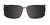 EasyClip EC599 Eyeglasses with Clip-on Sunglasses | Size 50 / Clip Only (Color №090)