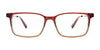 EasyClip EC600 Eyeglasses with Clip-on Sunglasses | Size 53 / Brown & Grey & Lt Brown