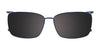 EasyClip EC600 Eyeglasses with Clip-on Sunglasses | Size 53 / Brown & Grey & Lt Brown