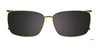 EasyClip EC600 Eyeglasses with Clip-on Sunglasses | Size 53 / Clip Only (Color №060)