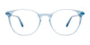EasyClip EC601 Eyeglasses with Clip-on Sunglasses | Size 52 / Crystal Lilac/Crystal Lilac
