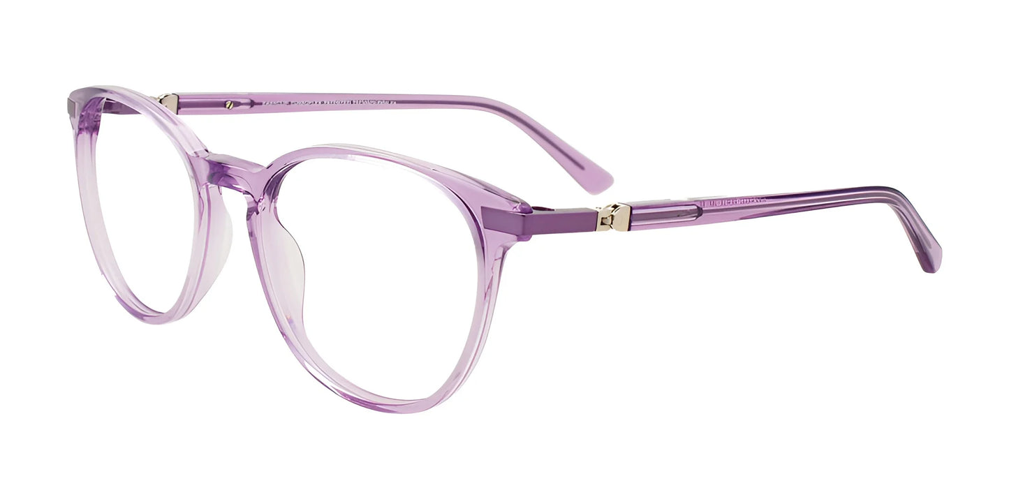 EasyClip EC601 Eyeglasses with Clip-on Sunglasses Crystal Lilac / Crystal Lilac
