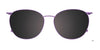 EasyClip EC601 Eyeglasses with Clip-on Sunglasses | Size 52 / Clip Only (Color №080)