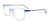 EasyClip EC602 Eyeglasses with Clip-on Sunglasses | Size 55 / Crystal Light Blue / Crystal Light Blue