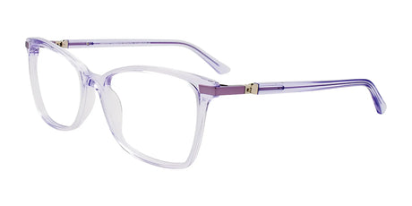 EasyClip EC602 Eyeglasses with Clip-on Sunglasses Crystal Light Lilac / Crystal Light Lilac