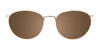 EasyClip EC603 Eyeglasses with Clip-on Sunglasses | Size 55 / Sat Blk & Cop/Brown Tort