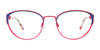 EasyClip EC603 Eyeglasses with Clip-on Sunglasses | Size 55 / Sat Blk & Cop/Brown Tort