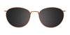 EasyClip EC603 Eyeglasses with Clip-on Sunglasses | Size 55 / Sat Blk & Cop/Brown Tort