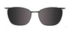 EasyClip EC605 Eyeglasses with Clip-on Sunglasses | Size 49 / Clip Only (Color №090)