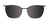 EasyClip EC605 Eyeglasses with Clip-on Sunglasses | Size 49 / Clip Only (Color №090)
