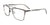 EasyClip EC606 Eyeglasses with Clip-on Sunglasses | Size 54 / Striped Grey & Black/Grey
