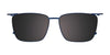EasyClip EC606 Eyeglasses with Clip-on Sunglasses | Size 54 / Str Brown & Dark Steel/Brown