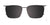 EasyClip EC606 Eyeglasses with Clip-on Sunglasses | Size 54 / Clip Only (Color №010)