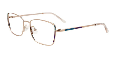EasyClip EC607 Eyeglasses with Clip-on Sunglasses | Size 50