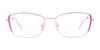 EasyClip EC607 Eyeglasses with Clip-on Sunglasses | Size 50 / Lt Brown & Spar Blue & Purple