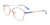 EasyClip EC608 Eyeglasses with Clip-on Sunglasses | Size 53 / Blue & Light Copper