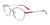 EasyClip EC608 Eyeglasses with Clip-on Sunglasses | Size 53 / Strawberry & Lilac