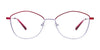 EasyClip EC608 Eyeglasses with Clip-on Sunglasses | Size 53 / Blue & Light Copper