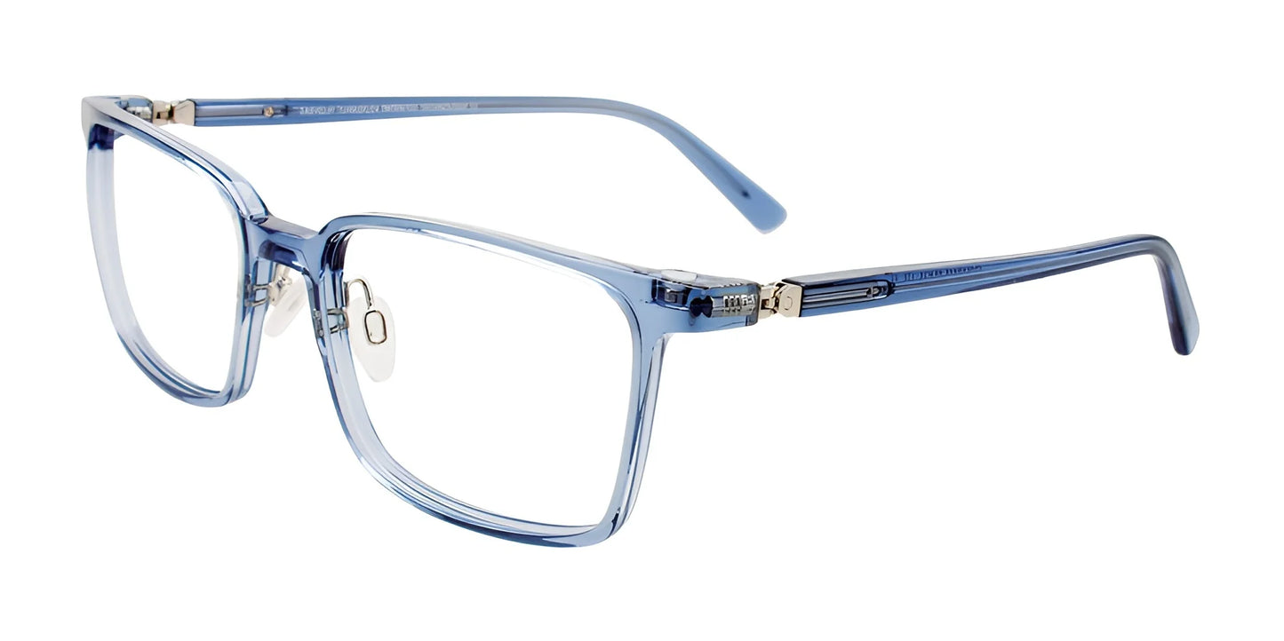 EasyClip EC609 Eyeglasses Sky Blue Transparent