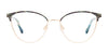 EasyClip EC610 Eyeglasses with Clip-on Sunglasses | Size 50 / Green & Gold