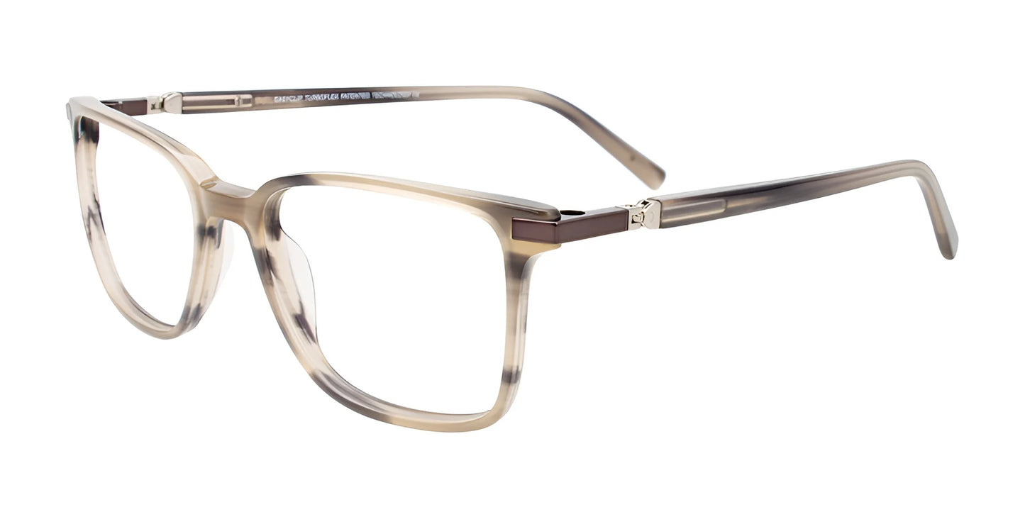 EasyClip EC611 Eyeglasses with Clip-on Sunglasses Havanna Grey