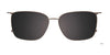 EasyClip EC611 Eyeglasses with Clip-on Sunglasses | Size 53 / Clip Only (Color №020)