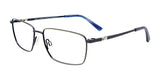 EasyClip EC612 Eyeglasses with Clip-on Sunglasses | Size 54