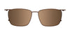 EasyClip EC613 Eyeglasses with Clip-on Sunglasses | Size 54 / Clip Only (Color №010)