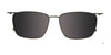 EasyClip EC613 Eyeglasses with Clip-on Sunglasses | Size 54 / Clip Only (Color №060)