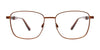 EasyClip EC614 Eyeglasses with Clip-on Sunglasses | Size 54 / Sat Black