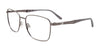 EasyClip EC614 Eyeglasses with Clip-on Sunglasses | Size 54 / Sat Steel