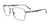 EasyClip EC614 Eyeglasses with Clip-on Sunglasses | Size 54 / Sat Steel