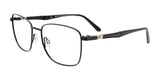 EasyClip EC614 Eyeglasses with Clip-on Sunglasses | Size 54