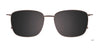 EasyClip EC614 Eyeglasses with Clip-on Sunglasses | Size 54 / Clip Only (Color №020)