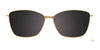 EasyClip EC615 Eyeglasses with Clip-on Sunglasses | Size 55 / Clip Only (Color №015)