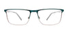 EasyClip EC616 Eyeglasses with Clip-on Sunglasses | Size 57 / Black & Gun