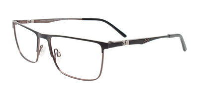 EasyClip EC616 Eyeglasses with Clip-on Sunglasses | Size 57