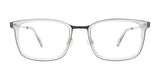 EasyClip EC617 Eyeglasses with Clip-on Sunglasses | Size 52