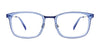 EasyClip EC617 Eyeglasses with Clip-on Sunglasses | Size 52 / Brown Havana
