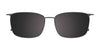 EasyClip EC617 Eyeglasses with Clip-on Sunglasses | Size 52 / Clip Only (Color №020)